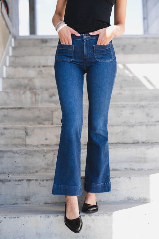 Flare Dark Wash 