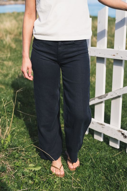 Culotte Linen Summer Navy 