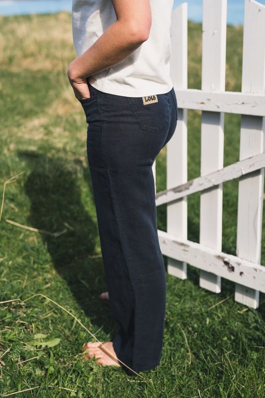Culotte Linen Summer Navy 