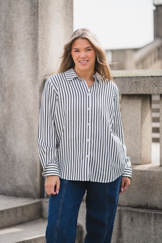 Cilia Shirt Black Stripe 