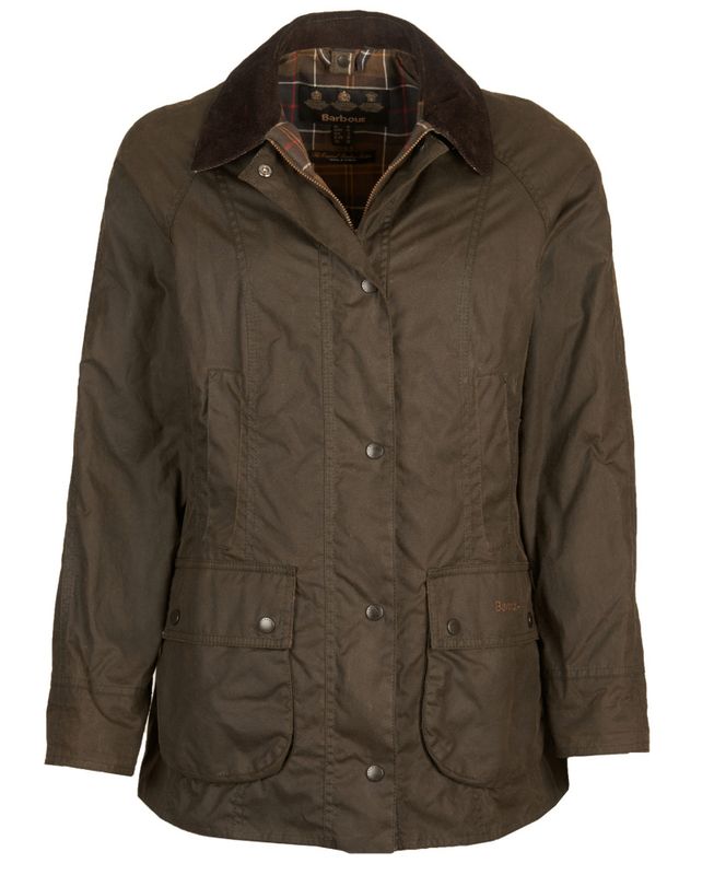 Classic Beadnell Wax Jacket Olive 