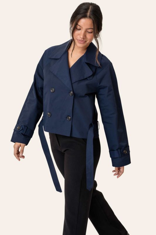 Almaic Trenchcoat Navy 