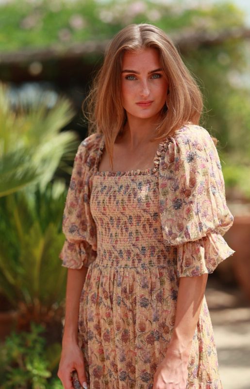 Gloria Dress Pineapple  