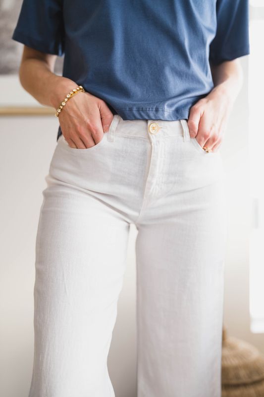 Culotte Linen Summer White 