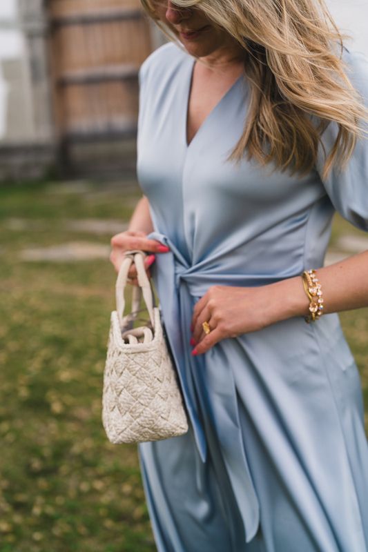Faye Dress Semi Rich Sky