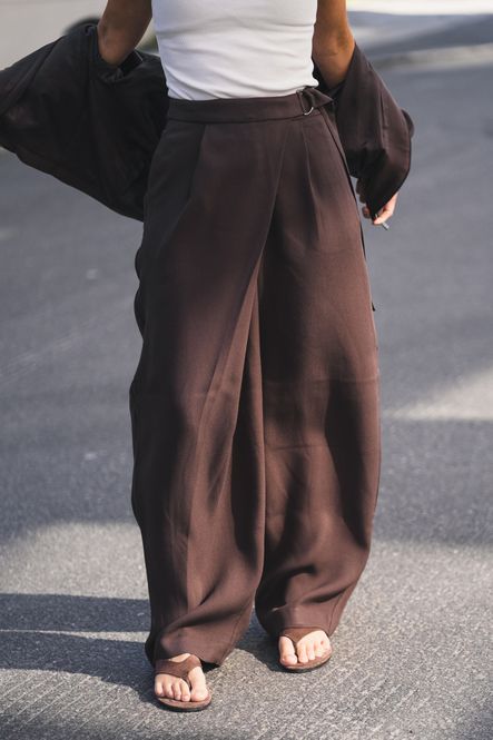 Hovedbilde Zein Esteriane HW Pants Hot Fudge 