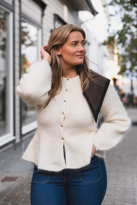 Hovedbilde Vanessa Cardigan Cloudwhite 