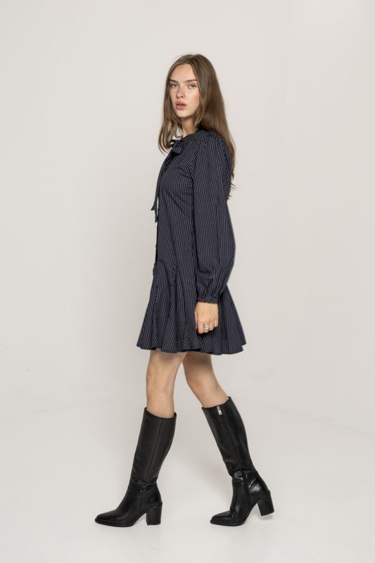 Vivienne Dress Pinstripe