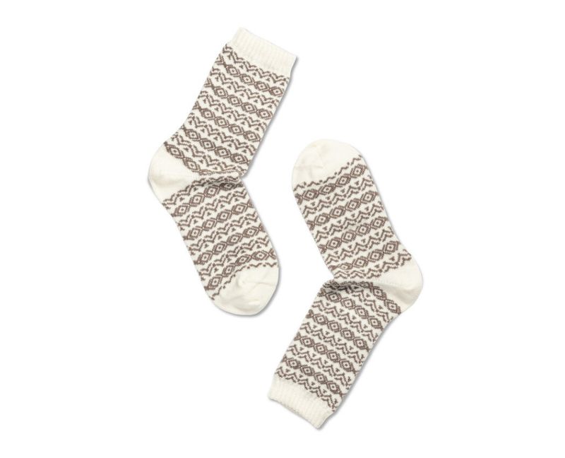 Note Wool Pattern Offwhite/Beige 