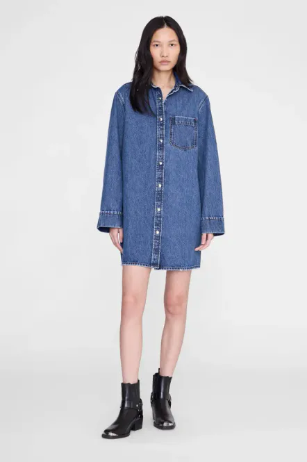 Hovedbilde Mary Dress Long Sleeve Freshwater Blue 