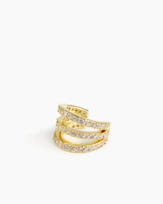 Hovedbilde Eterno Tripple Pavé Gold 