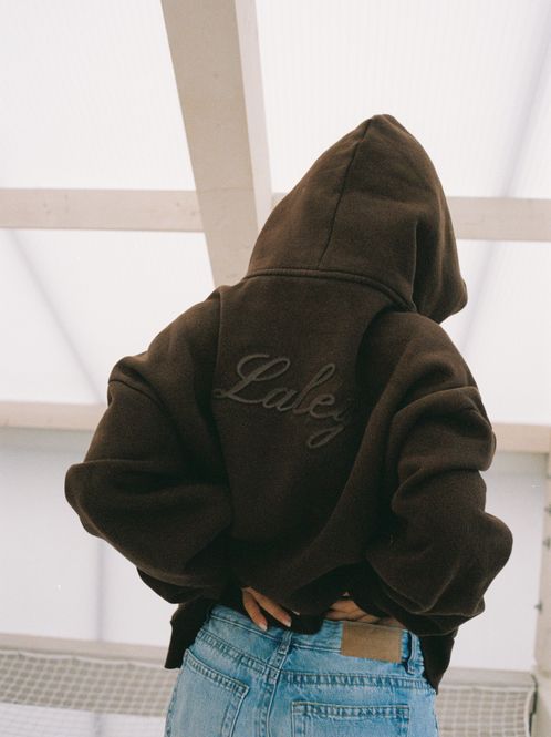 Hovedbilde Back Logo Hoodie Brown 