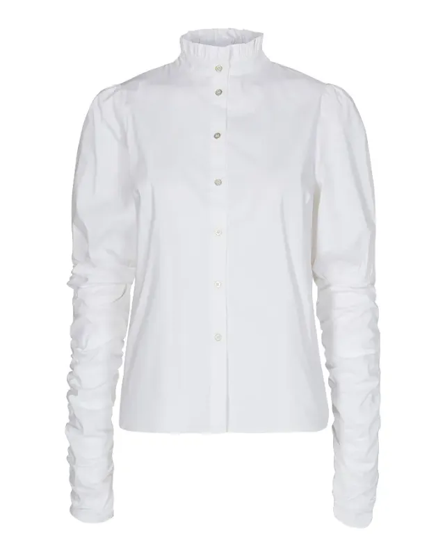Sanna Puff Shirt White 