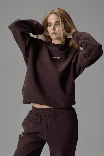 Hovedbilde Sports Studio Crewneck Saddle Brown 