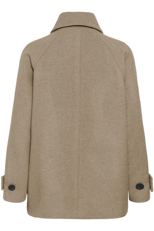 Thora Minona Coat R Sandy Grey Melange 