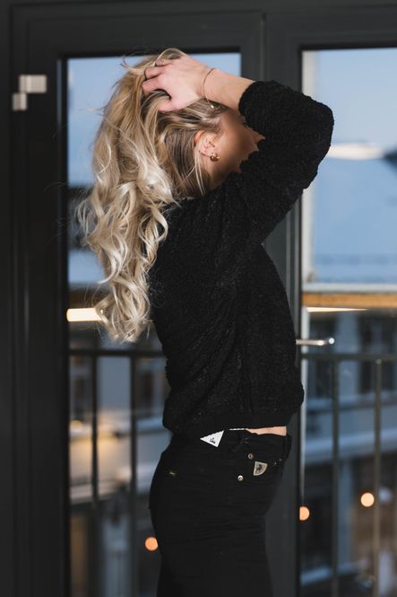 Hovedbilde Limo Fluffy Knit Cardigan Black 