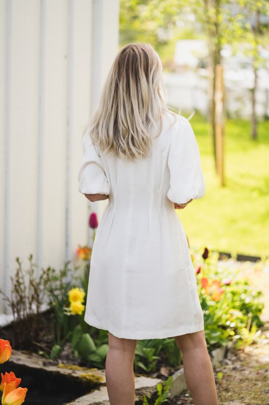 Asana 2/4 Dress Egret 