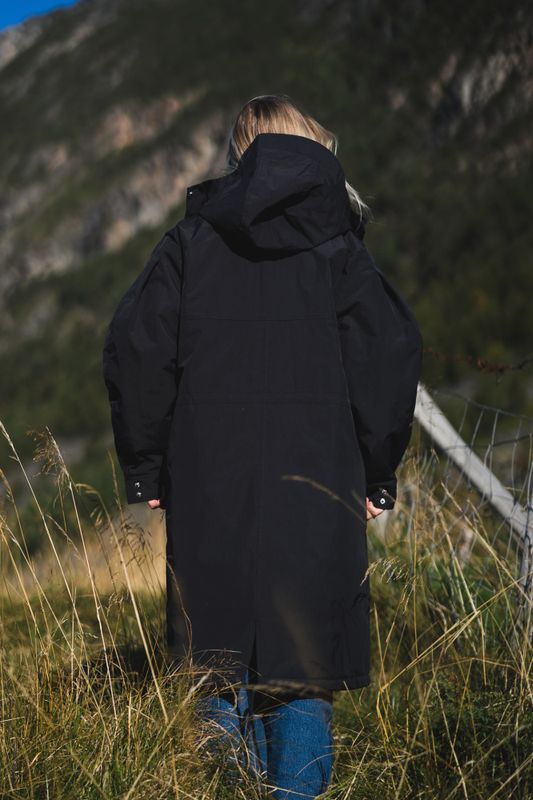 Ripstop Tri-Layer Parka Coat Phantom 