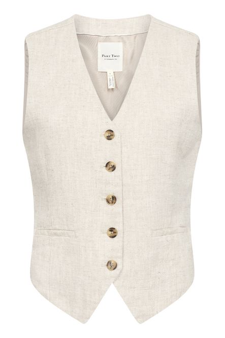 Hovedbilde Nadhia Waistcoat French Oak Melange 