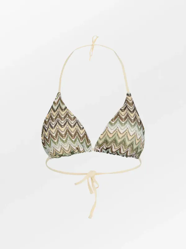 Amber Bel Bikini Top Beetle Green 