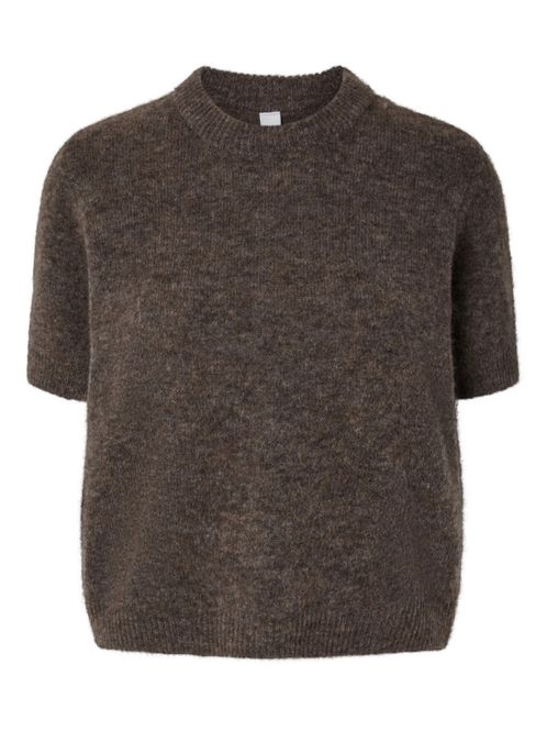 Hovedbilde Johi SS Wool Blend Pullover Fossil Melange 