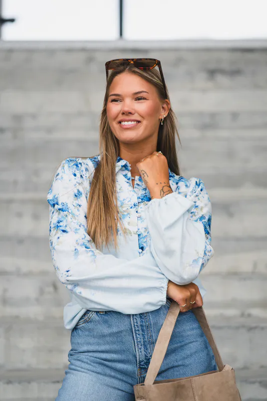 Cleo LS Shirt Skyway Cleo Print 