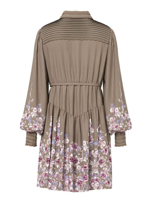 Hovedbilde Somellu LS Shirt Dress Timber Wolf Somellu Print 
