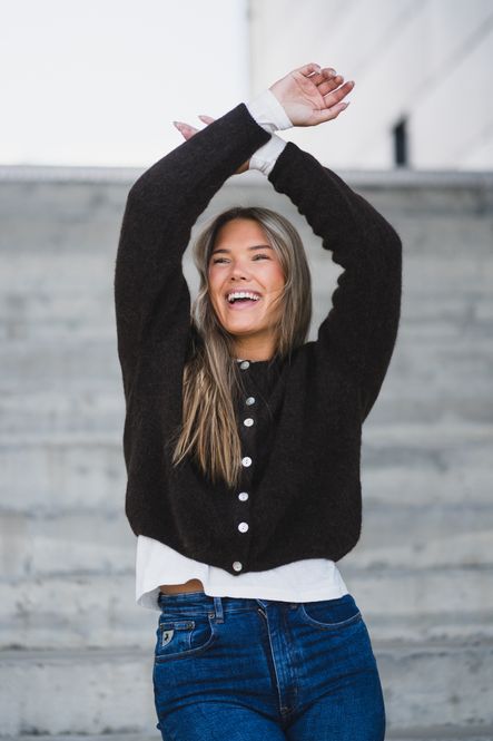 Hovedbilde Vitow Cardigan Coffee Melange 