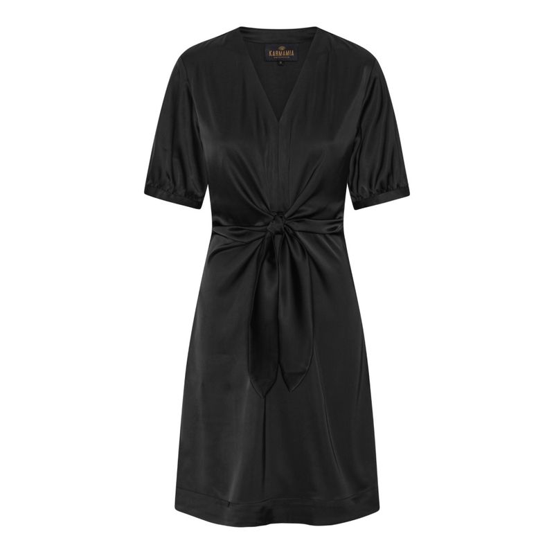 Faye Dress Short Semi Rich Black 