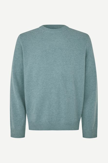 Hovedbilde Isak Knit Sweater 15010 Stormy Sea 