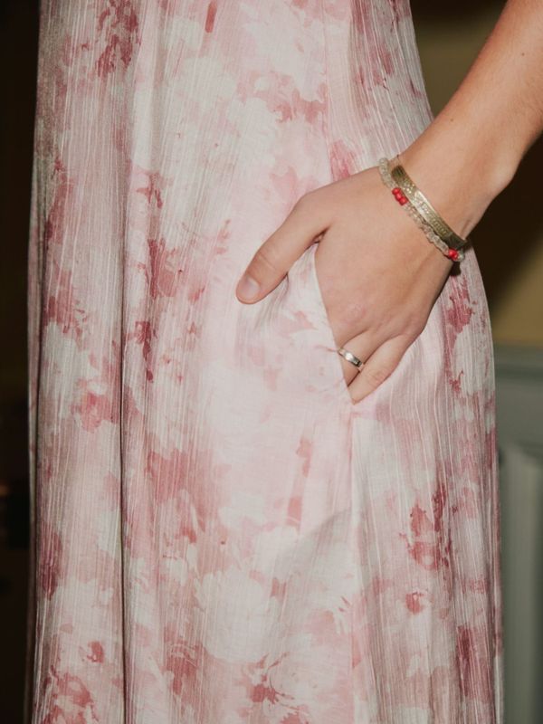 Illana Floral Fusion Dress Rose 