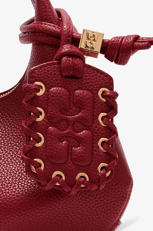 Hobo Mini Grained Bag Red Dahlia