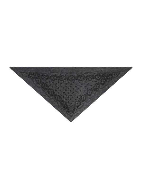 Ariya Paisley Knit Scarf Antracit Melange