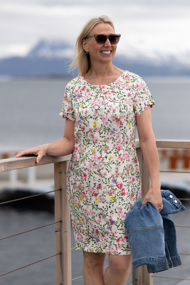 Indreas Dress Multi Flower Print