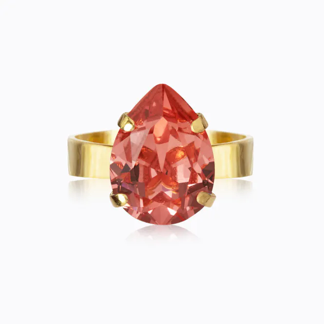 Hovedbilde Mini Drop Ring Gold Rose Peach 
