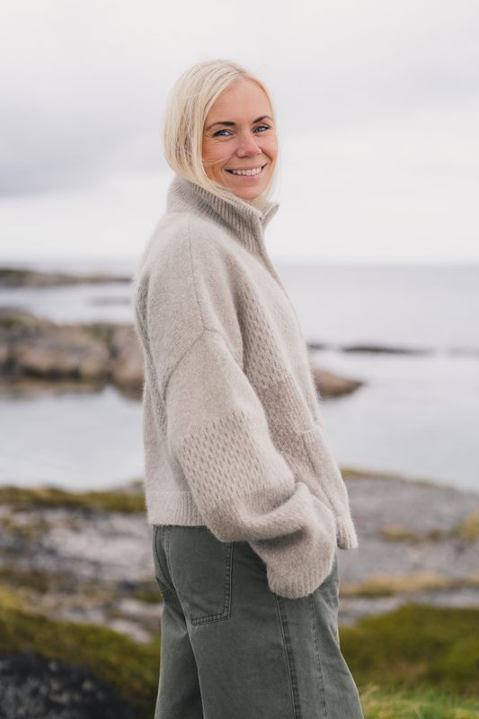 Tine Cardigan Taupe Mix 