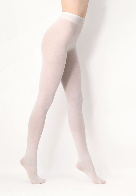 Hovedbilde Nives Fine Wool Tights Wool Offwhite 