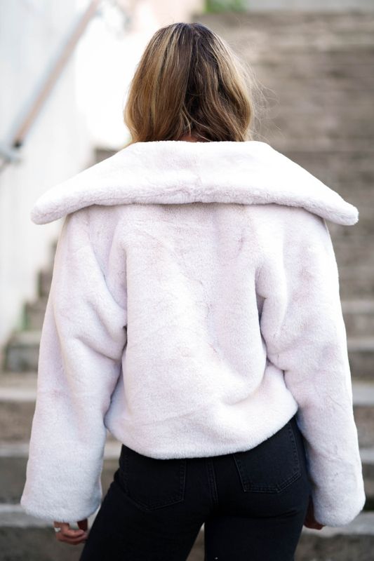 Yoneko Short Coat Haze