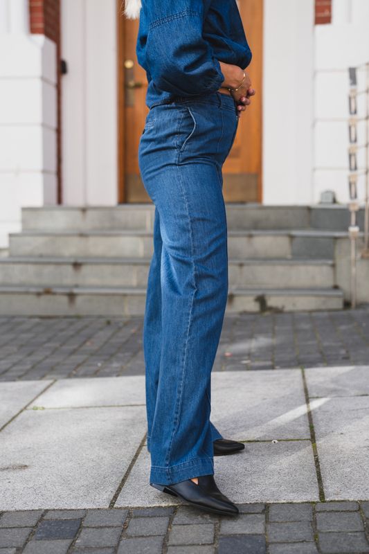 Sarana Pants Medium Dark Blue 