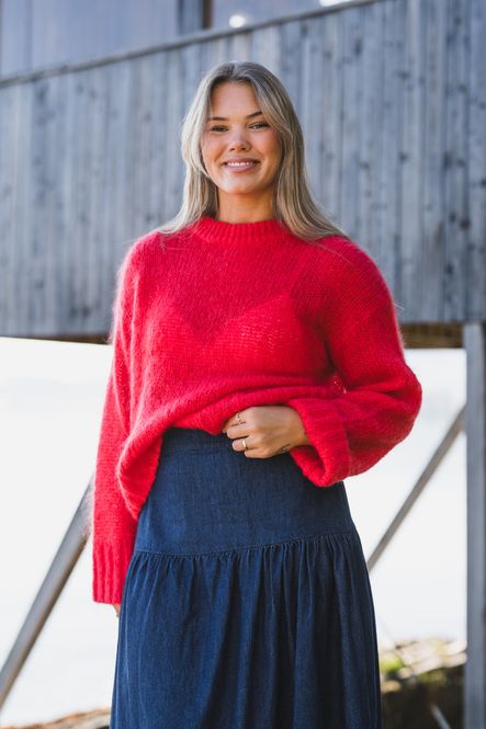 Hovedbilde Sille Pullover Poppy Red 