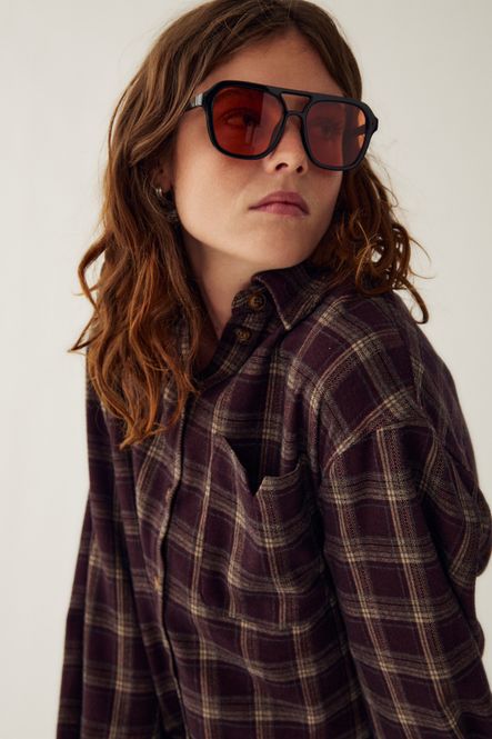 Hovedbilde Marlon Shirt Dafnee Brown Check