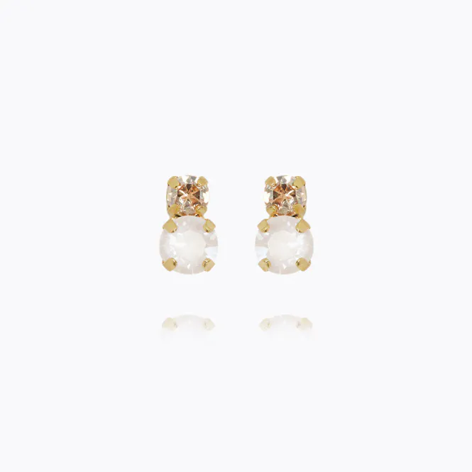 Hovedbilde Leah Earrings Gold Electric White Combo 