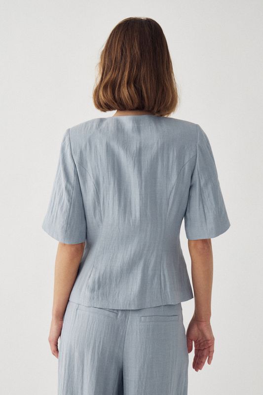 Kasaundra Blazer Dove Blue 