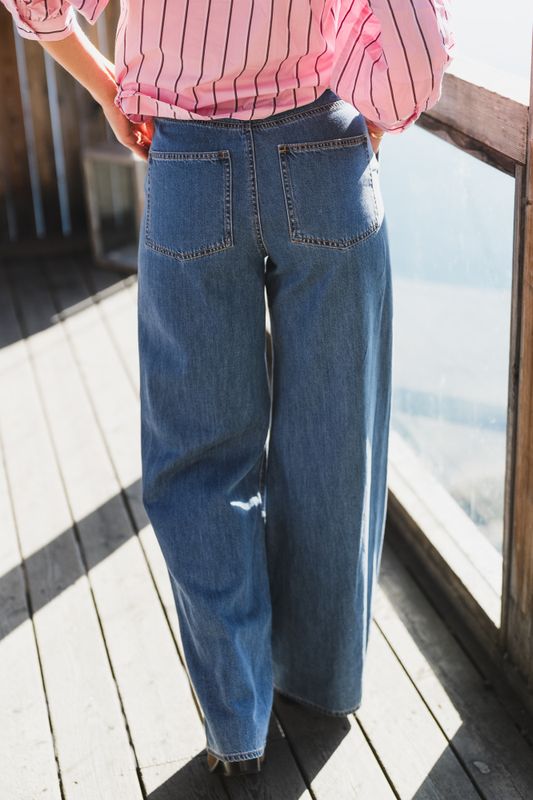 Safinas Pants Medium Blue Denim 