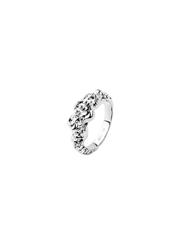 Structured Ring Silver