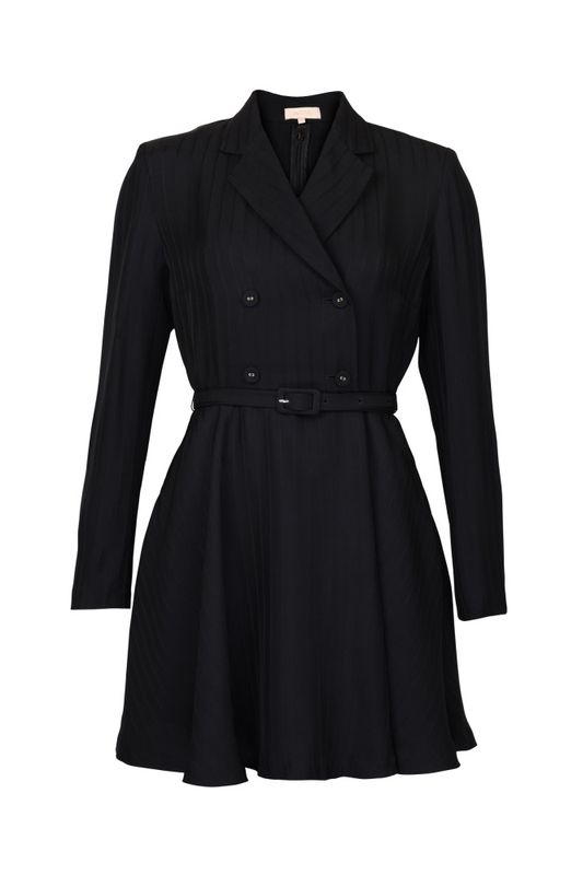 Tailored Mini Dress Black 
