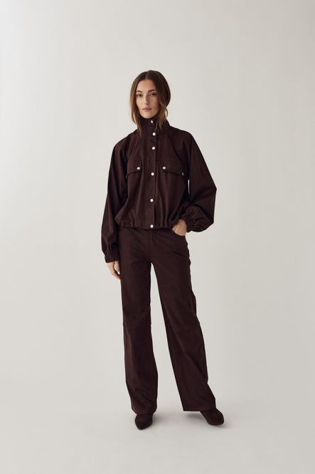 Hovedbilde Melo MW Pants Dark Chocolate 