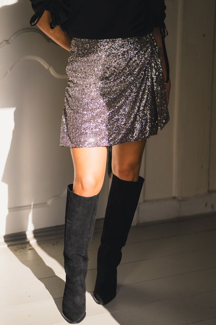 Hovedbilde Dawa Sequin Skirt Silver 