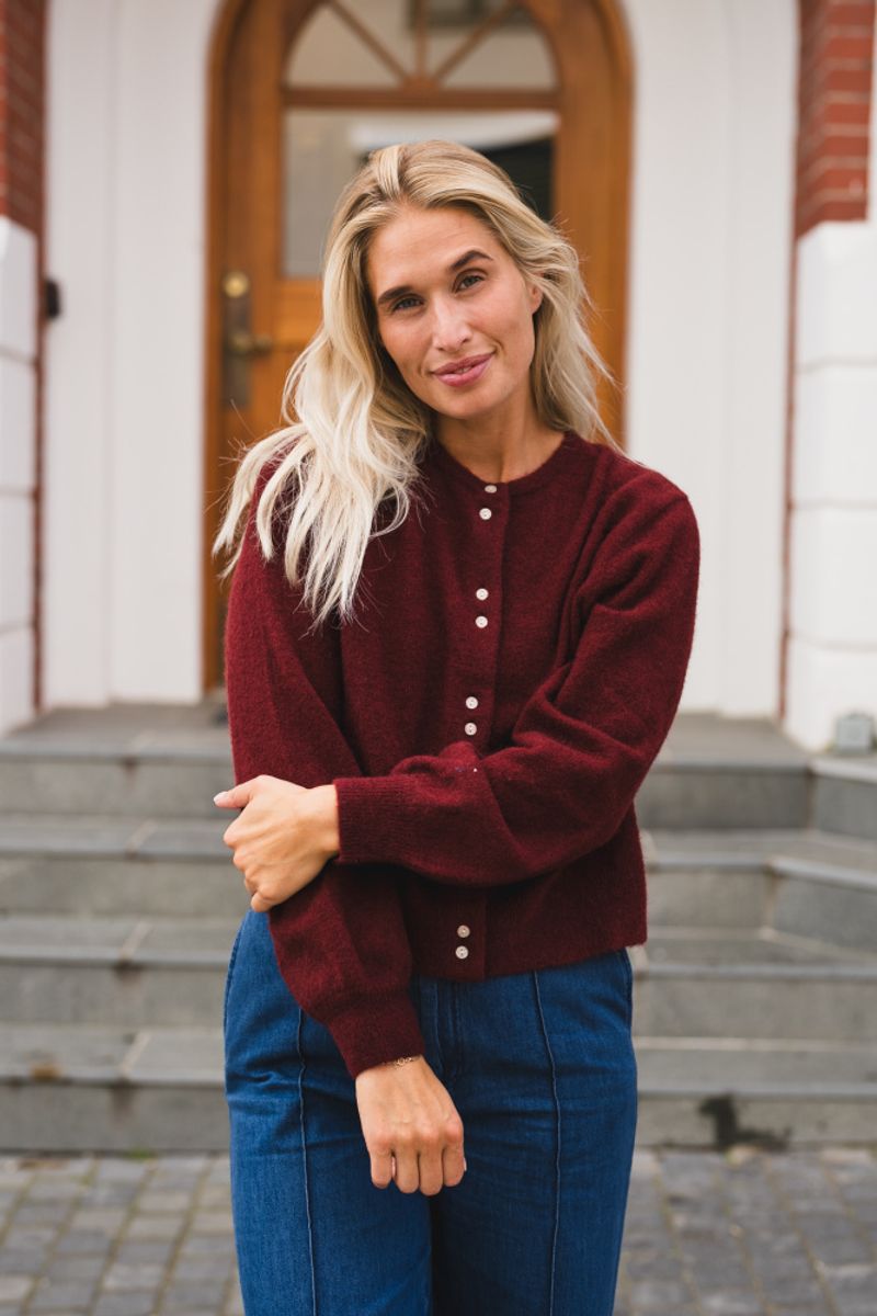 Ninell Cardigan Tawny Port 