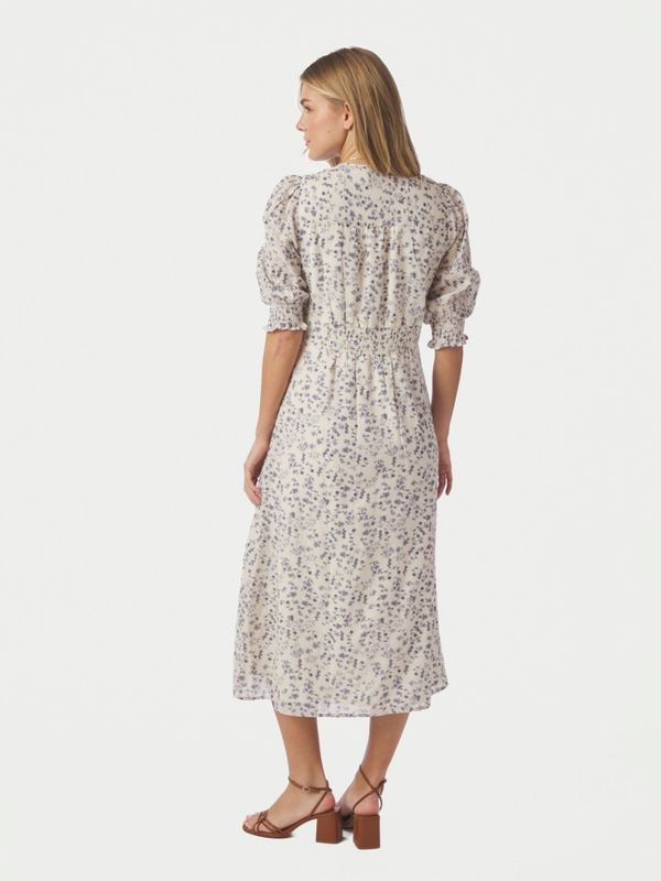 Valley Structure Flower Dress Offwhite 